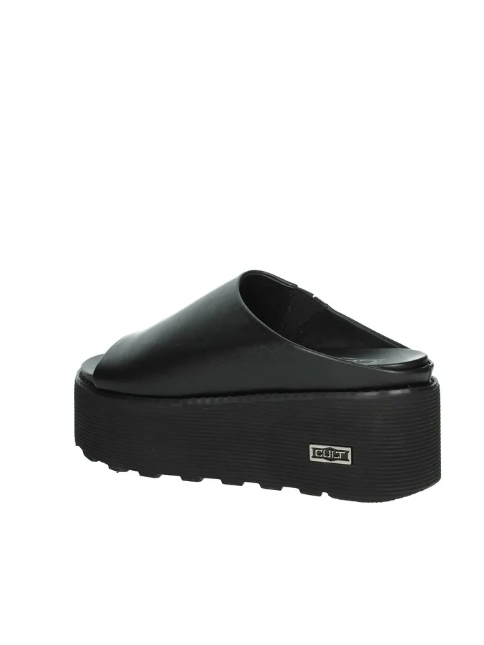 Cult  CIABATTE CON ZEPPA CLW345700 NERO