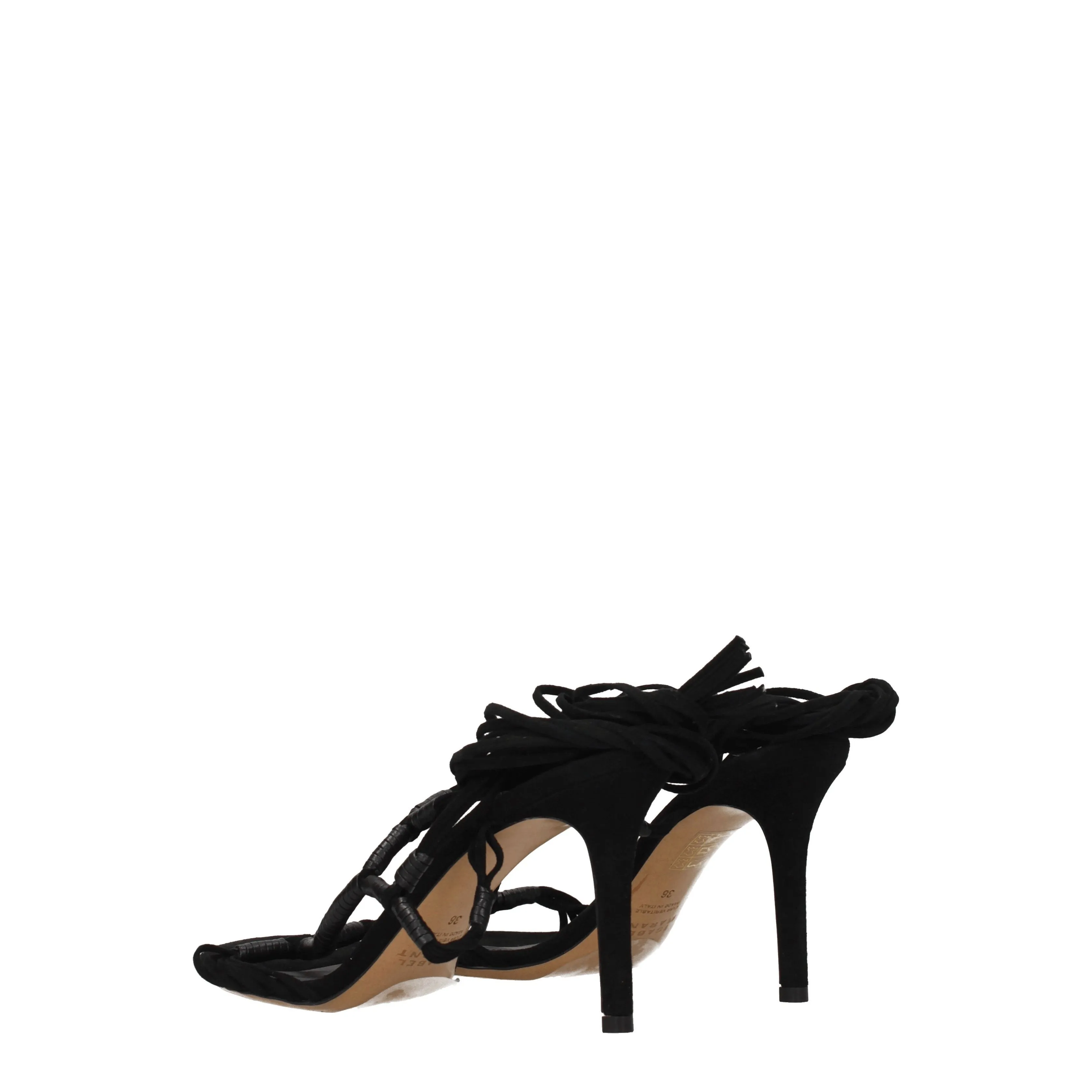Isabel Marant Sandali Donna Camoscio Nero