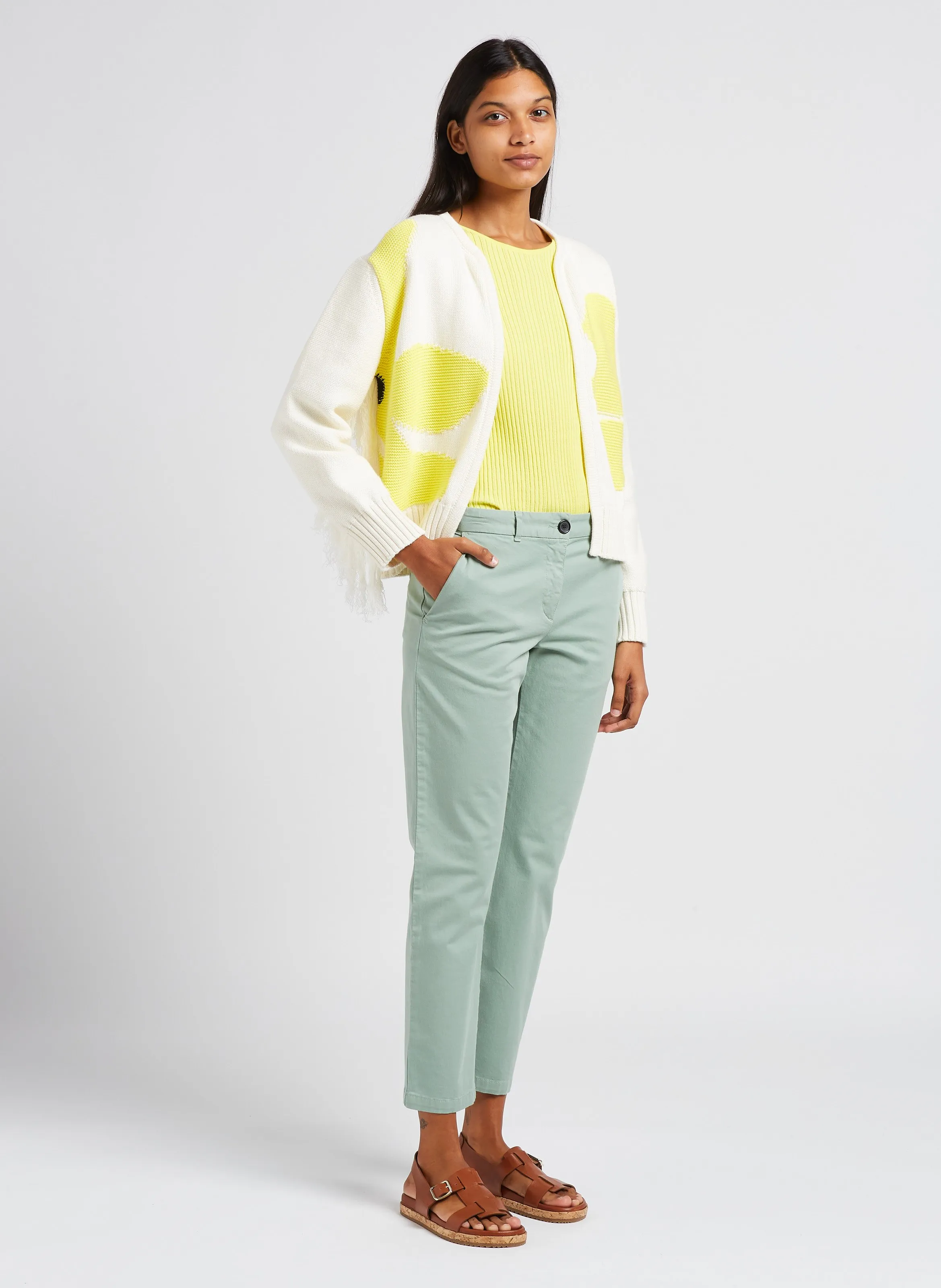  PAUL SMITH   Maglione scollo tondo aderente | Verde